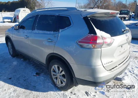 2014 Nissan Rogue Sv from USA, damaged, VIN 5N1AT2MV4EC870283